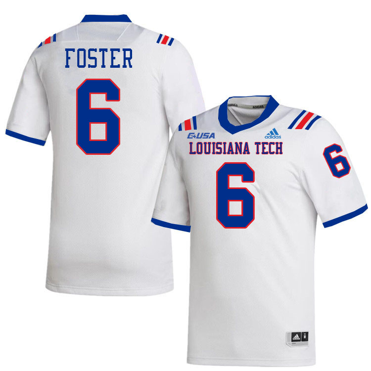 Jakari Foster Louisiana Tech Jersey,LA Tech Bulldogs Football Jerseys,Uniforms,Gears-White